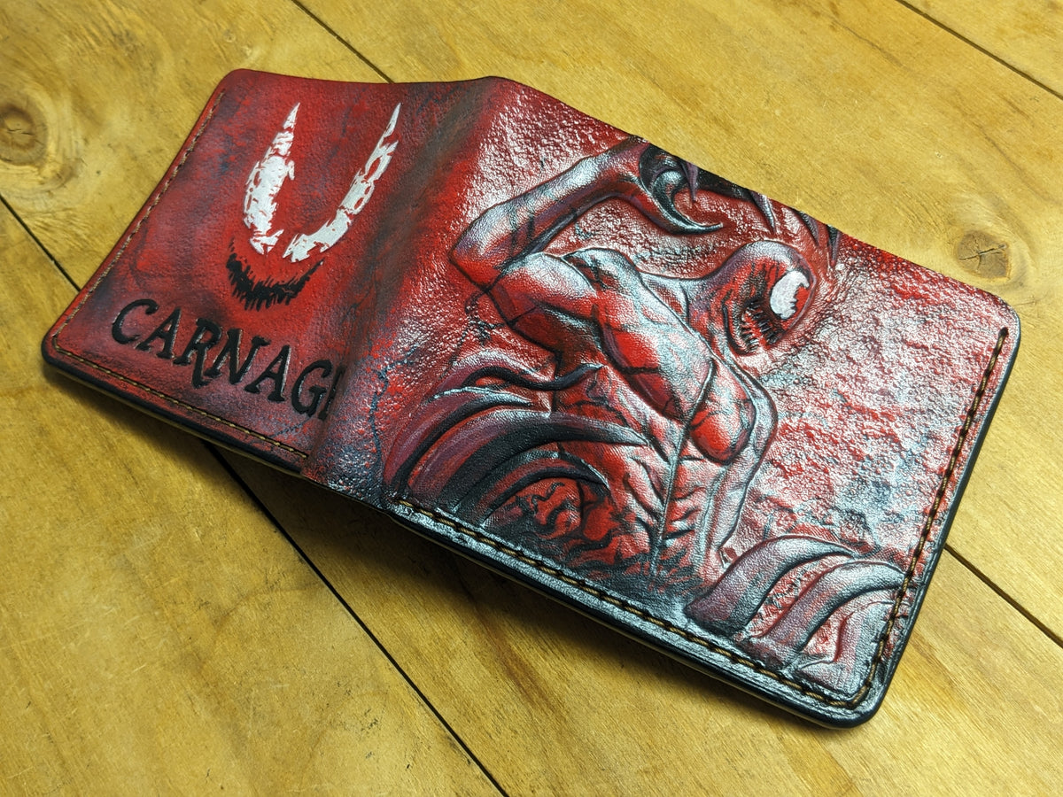 M1W13, Carnage Symbiote Supervillain Marvel Comics Wallet