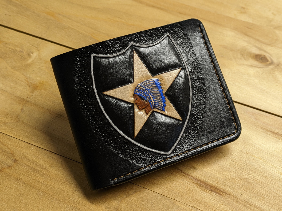 M1V17, 2nd Infantry Division US Army Badge Holder Wallet