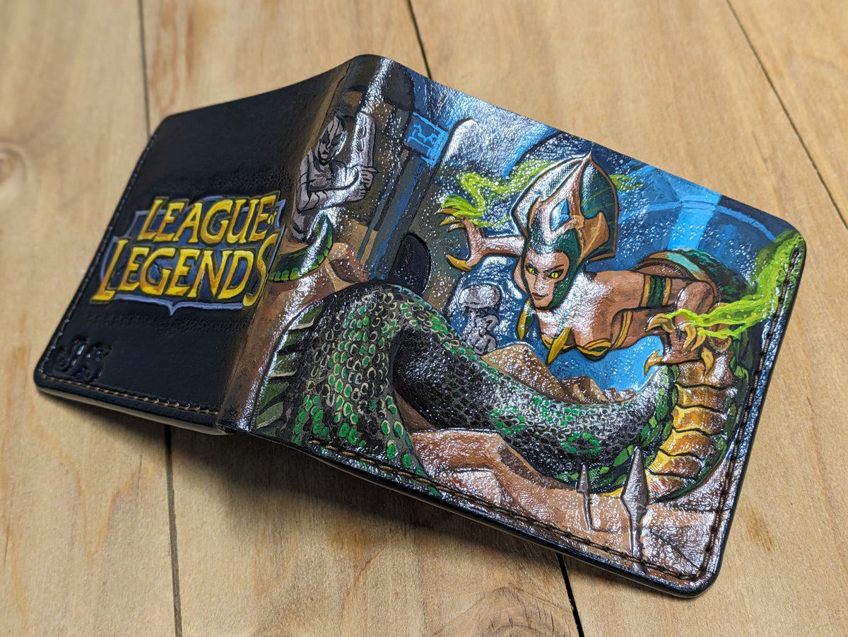 M1J44, League of Legends, LOL, Cassiopeia Leather Wallet