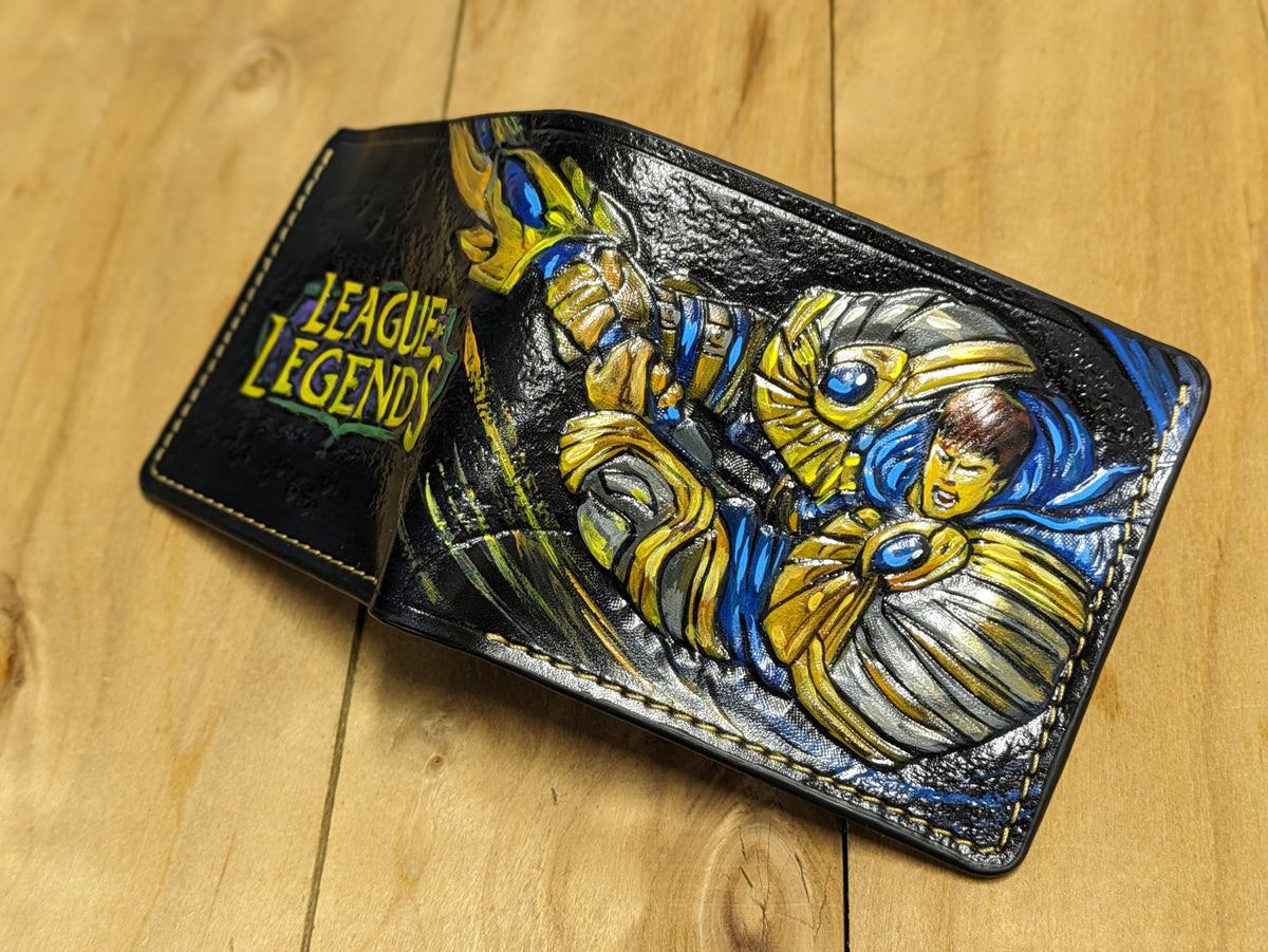 M1J31, League of Legends, LOL, Garen Bifold Leather Wallet
