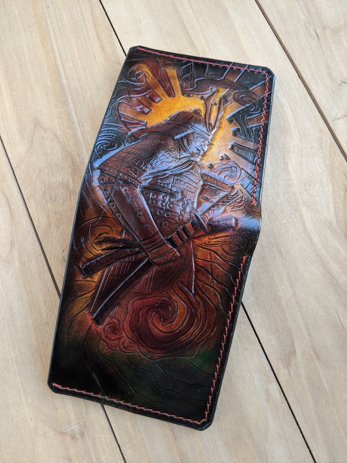 M1Q3, Japanese Samurai Katana & Ninja Sword Leather Wallet