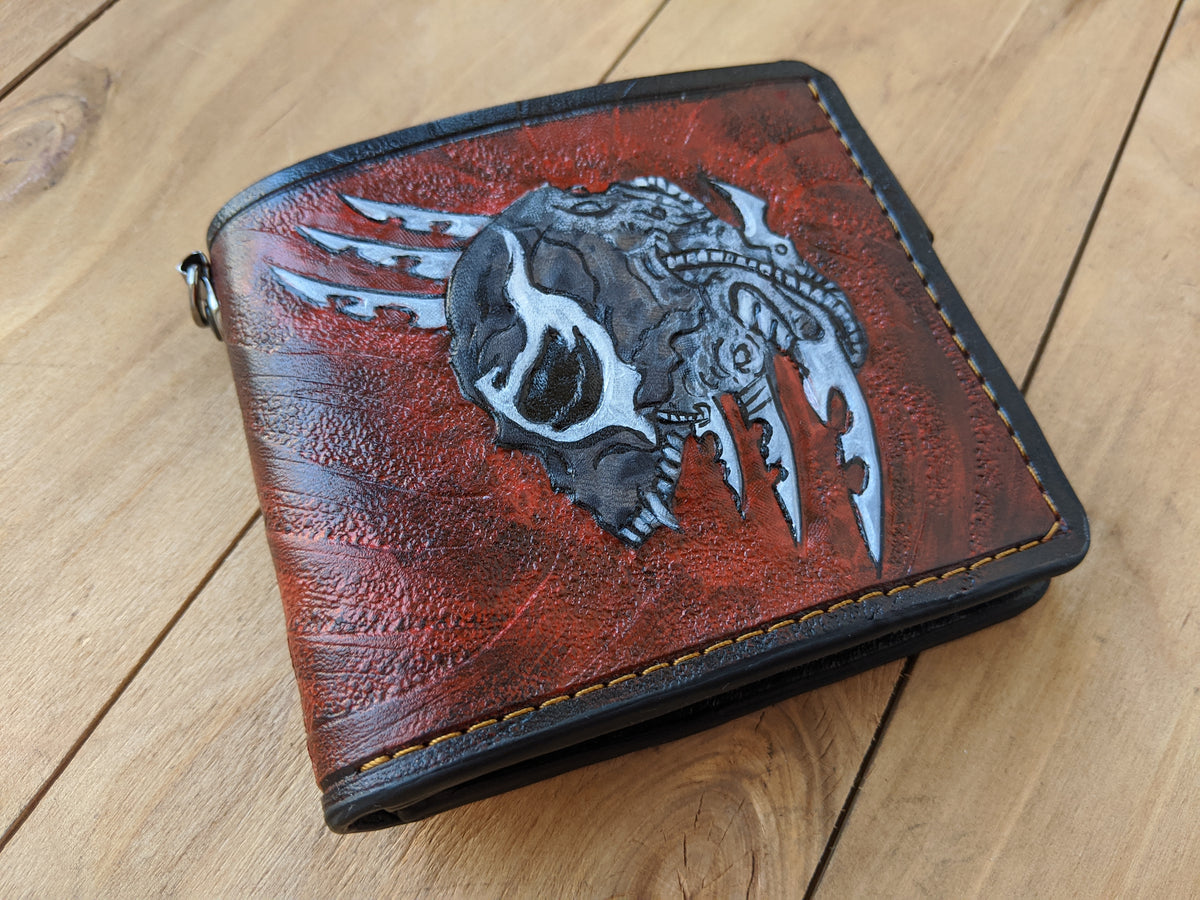 M1W12, Comic Book Supervillain Spawn Bifold Leather Wallet