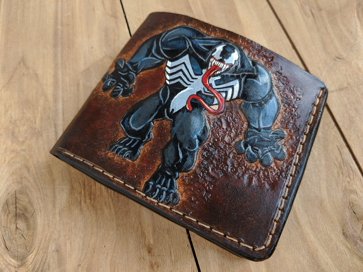 M1W9, Eddie Brock Venom Symbiote Supervillain Leather Wallet