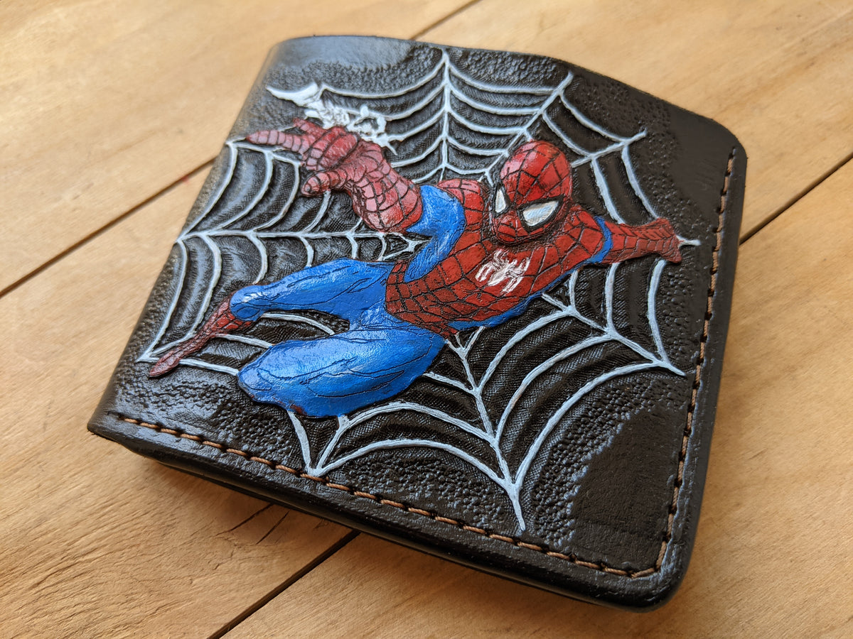 M1W11, Spider-Man, Peter Parker & Spiderman Leather Wallet