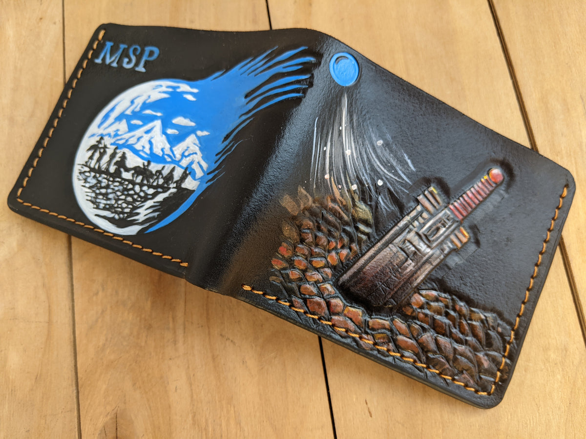 M1J13, FF7 Meteor, Final Fantasy Buster Sword Leather Wallet