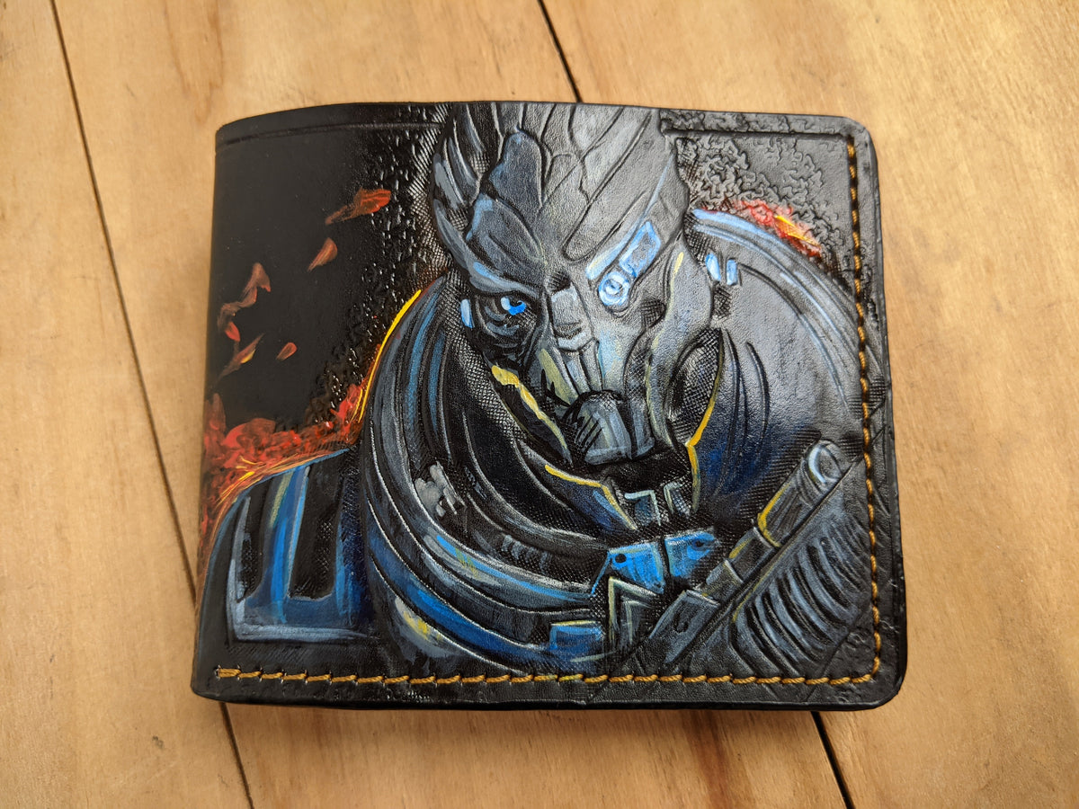 M1J23, Mass Effect, Garrus Vakarian Bifold Leather Wallet