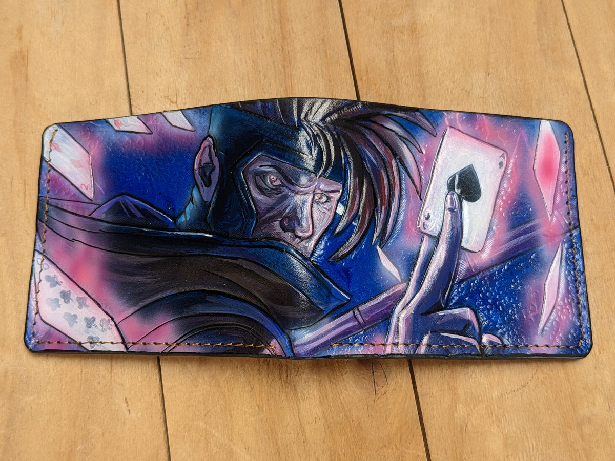 M1W5, X-Men Mutant Gambit Marvel Superhero Leather Wallet