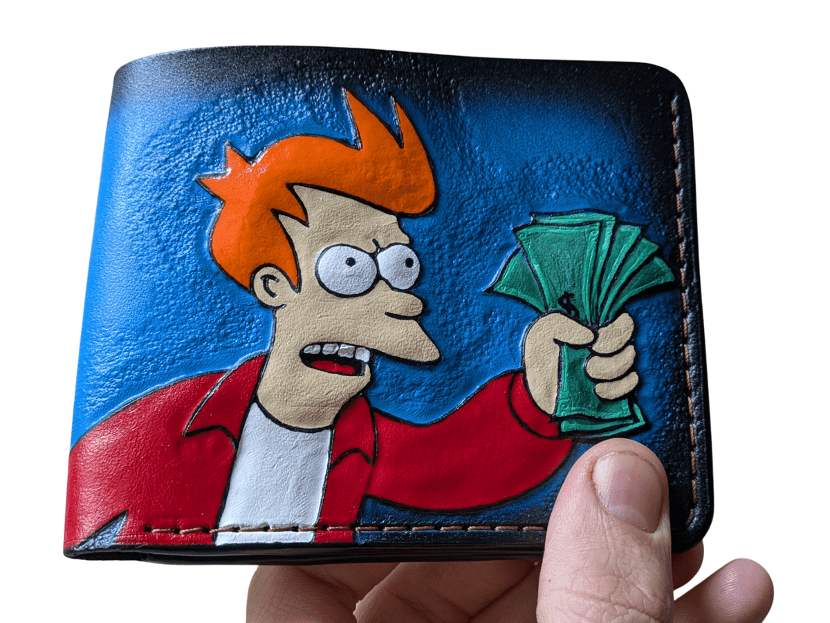 001 Philip J. Fry Shut Up and Take My Money Futurama Wallet - Theodoros