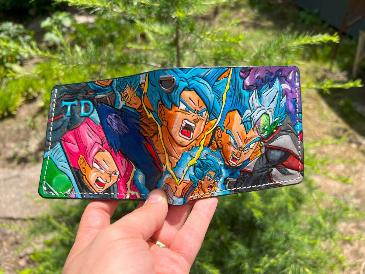 016 Bifold Leather Wallet - Dragon Ball Z Frieza & Majin Buu Embossed Design | Perfect Gift for Hi - Theodoros