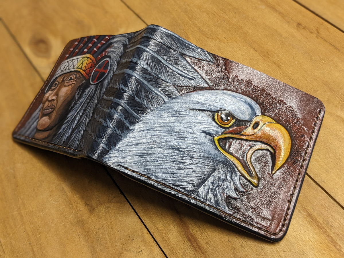 M1V24, Bald Eagle, Indian Headdress, Native American, Patriotic, USA