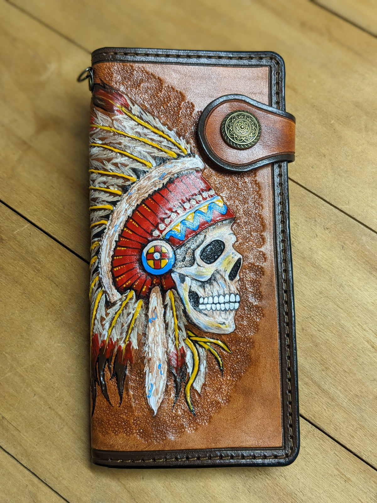 S3, Indian Skull, Native American Chief, Red Man, Apache Skull