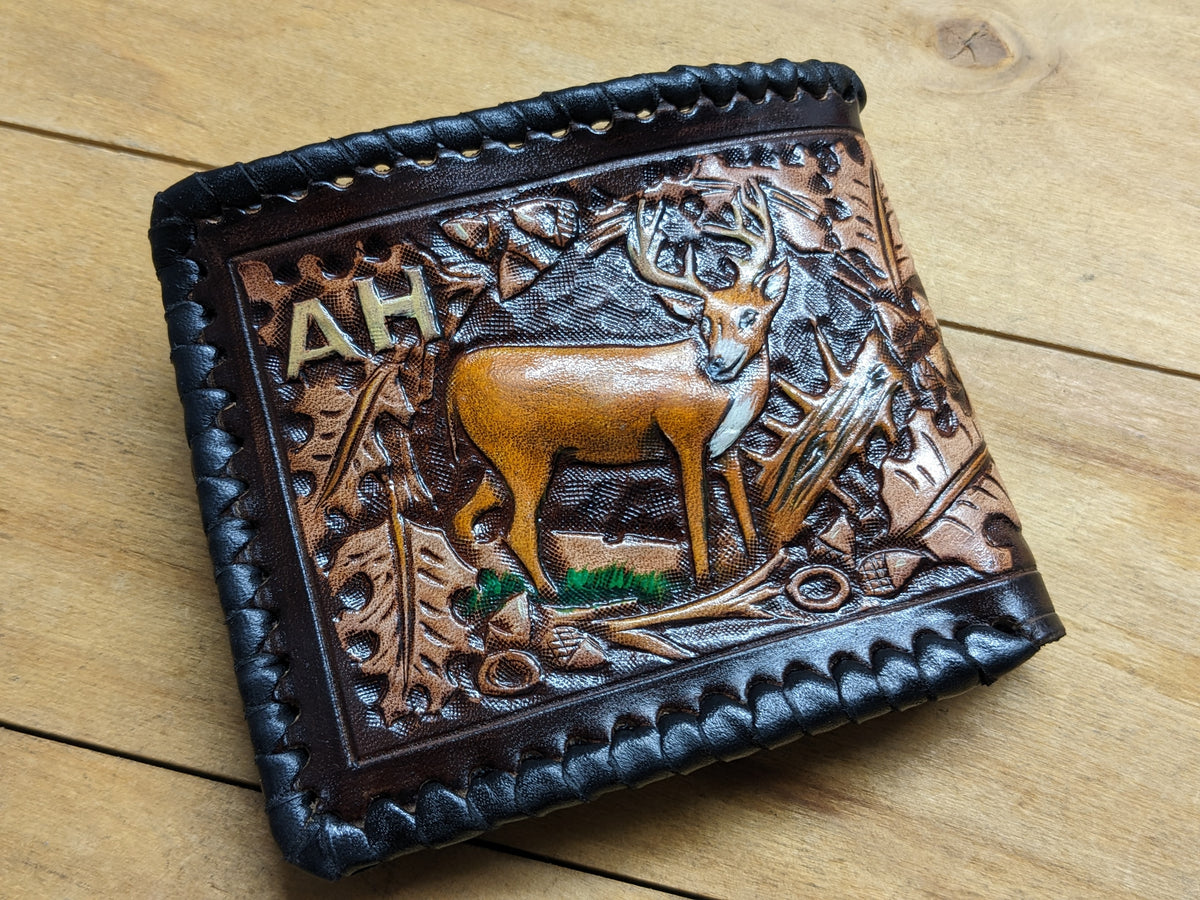 M1P4, Deer, Elk, Oak Leaf, Hunter, Hunting, Hunt, Western, Ornament