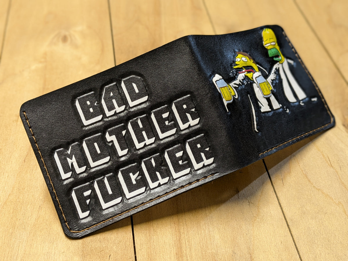 M1N7, Pulp Fiction & Homer Simpsons Bad Mother Fucker Wallet - Theodoros