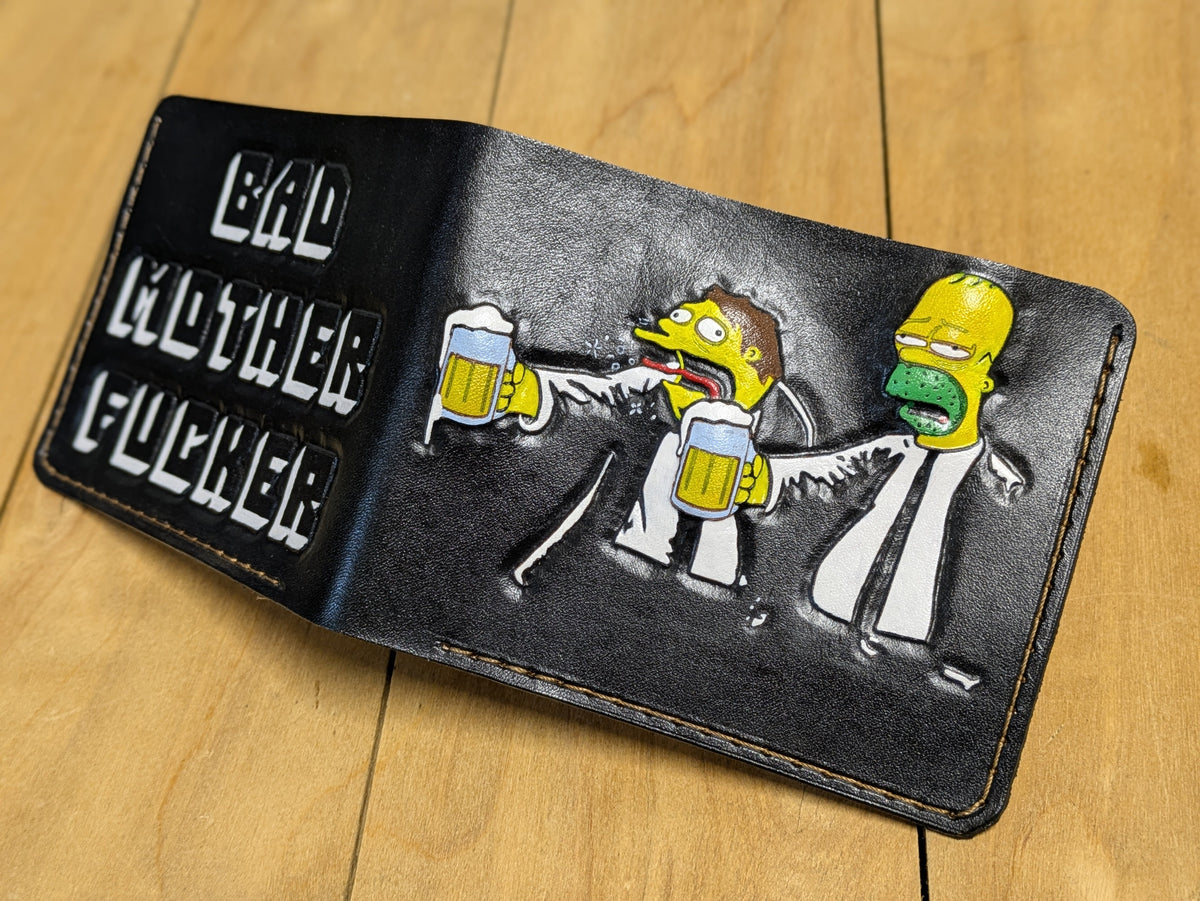 M1N7, Pulp Fiction & Homer Simpsons Bad Mother Fucker Wallet - Theodoros