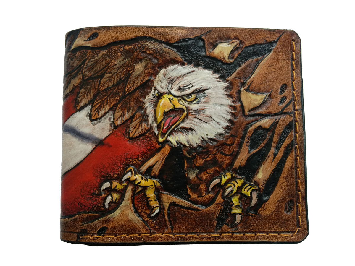 M1V10, Flag of the United States, Bald Eagle, Patriotic Wallet, USA