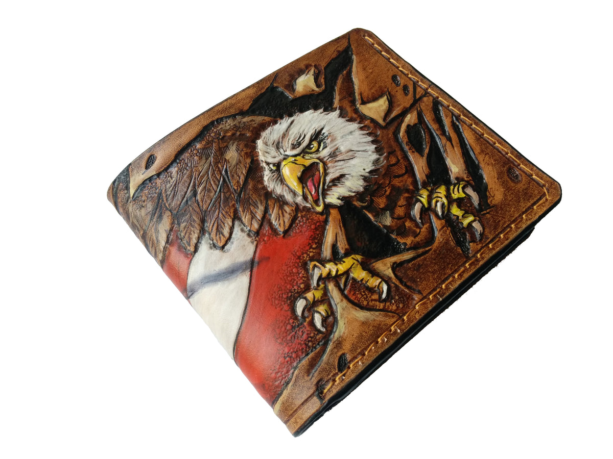 M1V10, Flag of the United States, Bald Eagle, Patriotic Wallet, USA