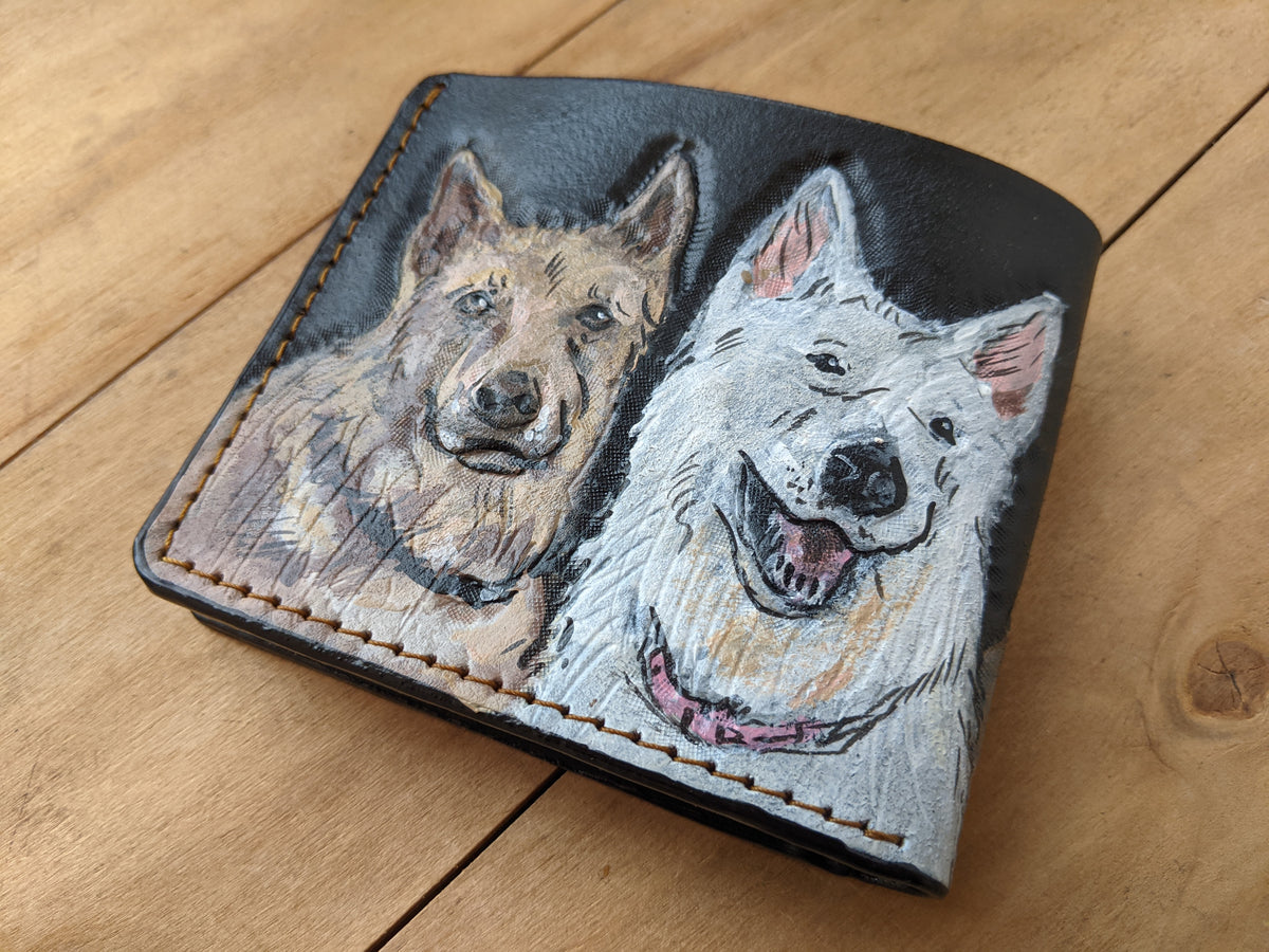 M1U4, German Shepherd, Dog Portrait Custom Painting, Pet, Portrait